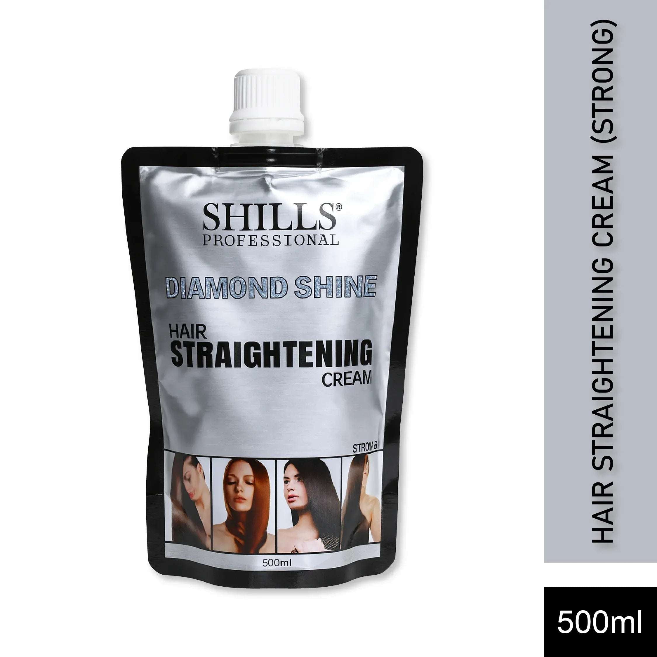 Diamond Shine Hair Straightening Cream 500ml (Strong)