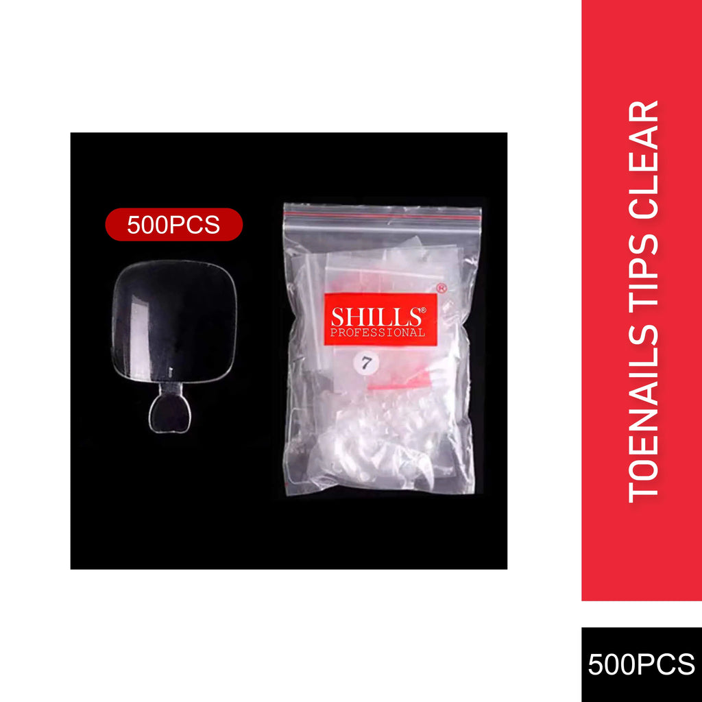 PKT 500pcs Toenails Tips Clear