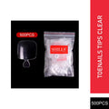 PKT 500pcs Toenails Tips Clear