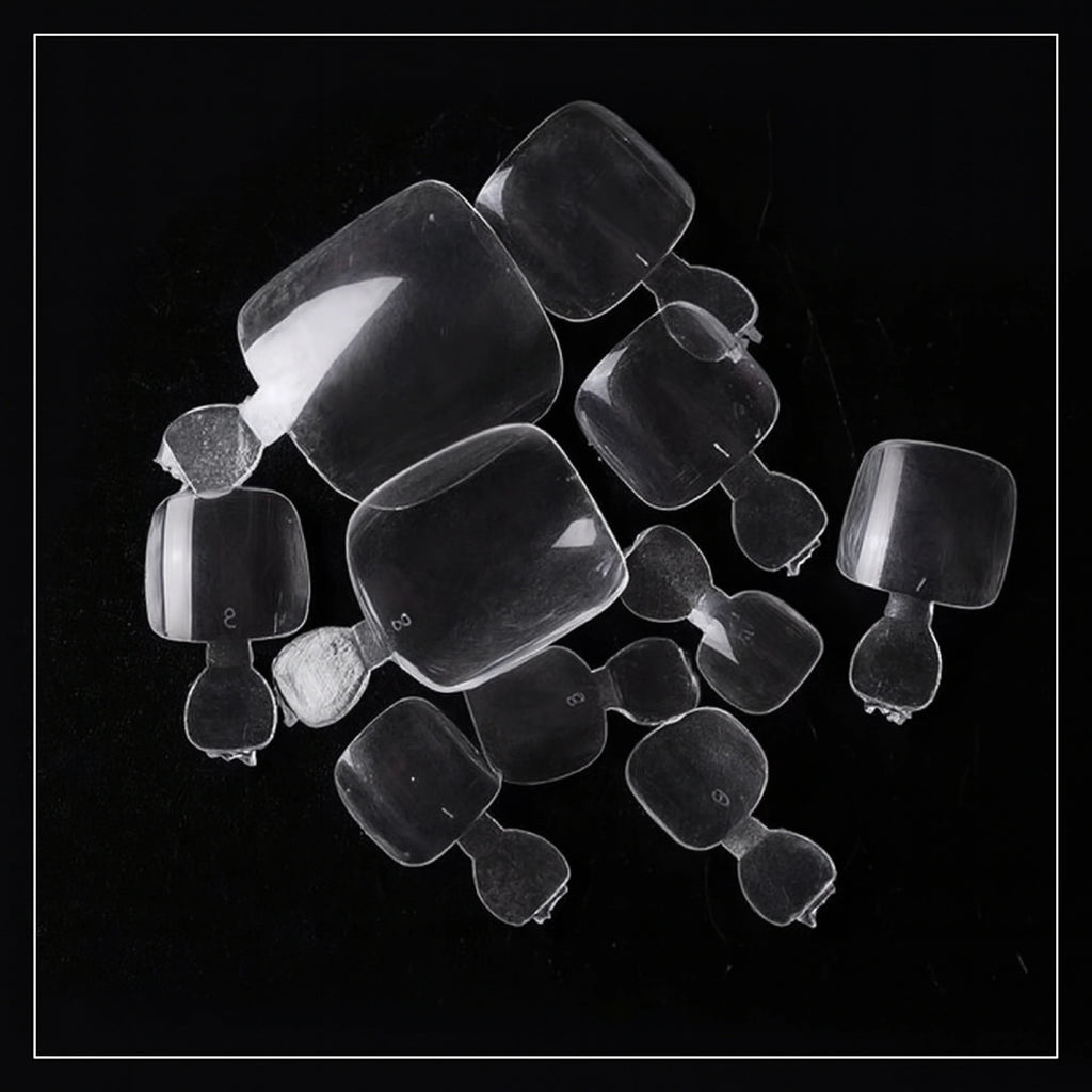 PKT 500pcs Toenails Tips Clear