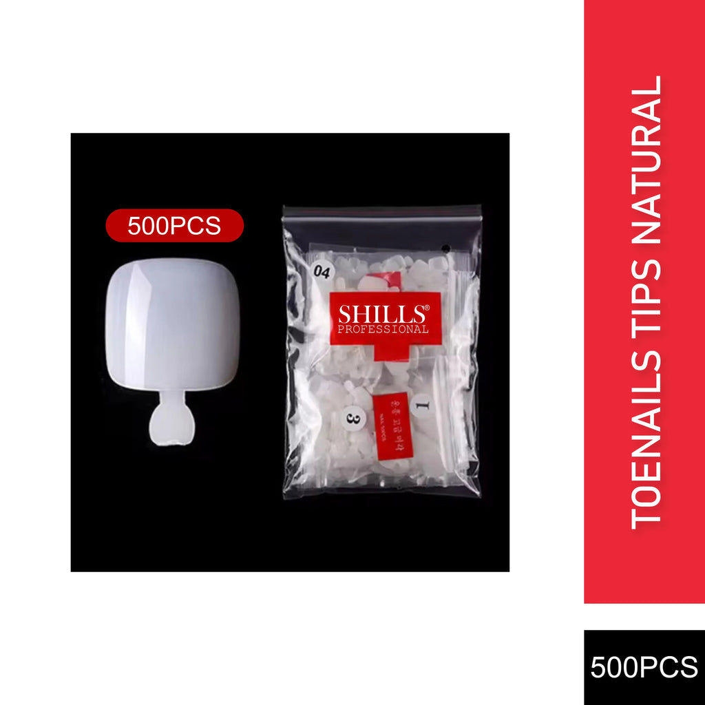 PKT 500pcs Toenails Tips Natural