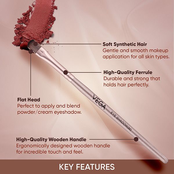 VEGA EYE SHADOW BRUSH(M) - MBN-02