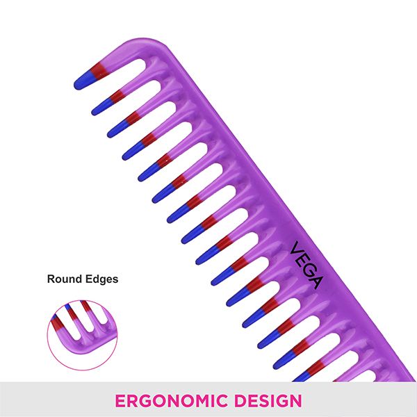 De-Tangling Comb - 1266 - Purple