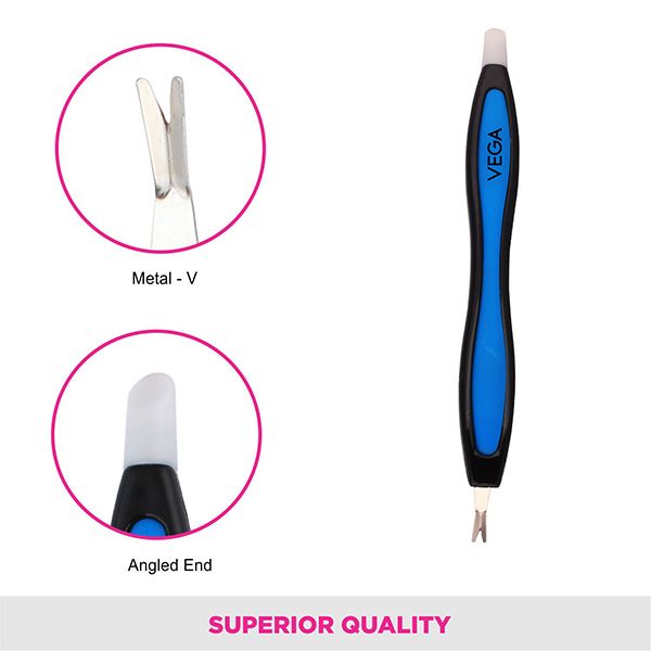 Soft Touch Cuticle Trimmer and Pusher - CTP-01N