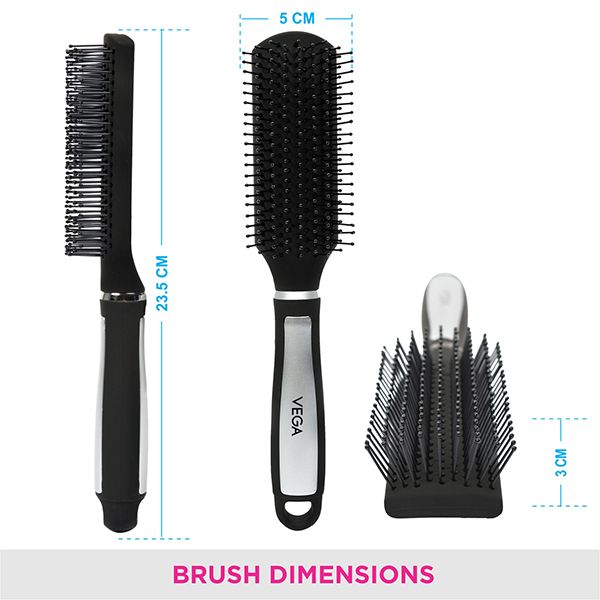 Flat Brush - E14-FB-Silver