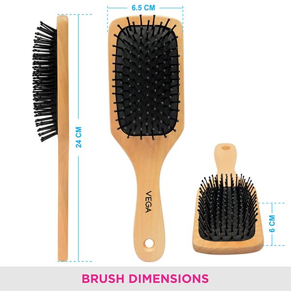 Paddle Brush (Wooden) - E2-PBS