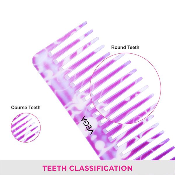 Lilac Shampoo Comb - DC-1268