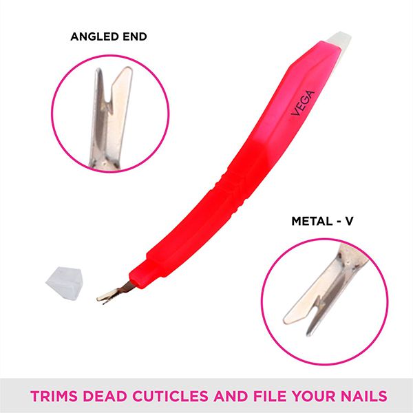 2 in1 Cuticle Trimmer & Nail File - CTF-01