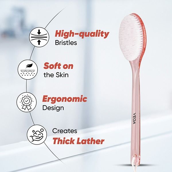New Luxury Bristle Bath Brush - BA-1/3