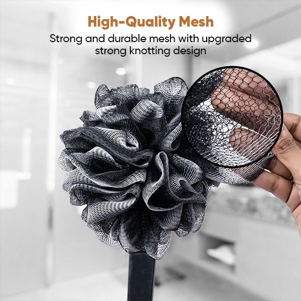 Vega Luxury Black Bath Brush - BA-1/8