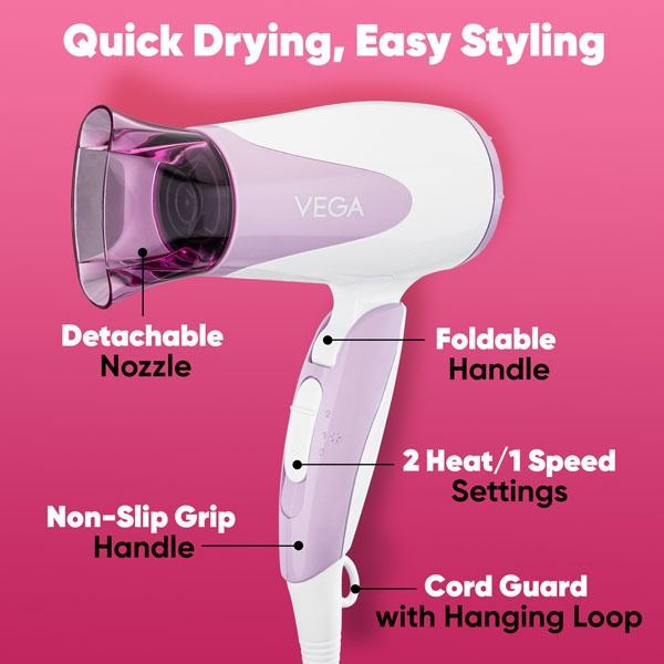 Blooming Air 1000-1200 Watts Hair Dryer - VHDH-05