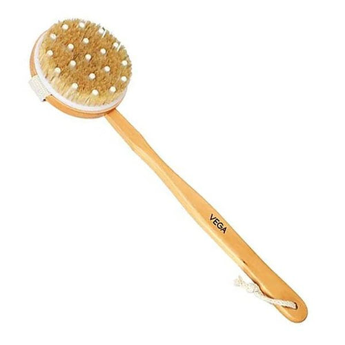 Bristle Bath Brush With Massager - NBA-1/2