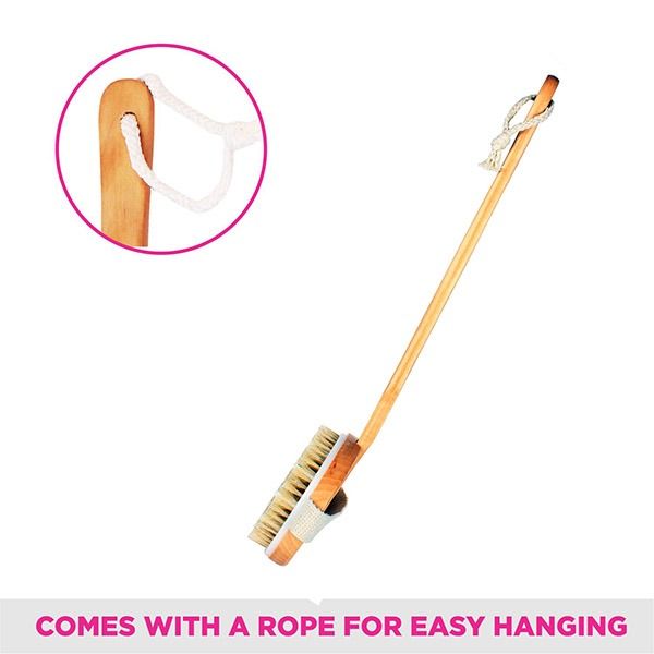 Bristle Bath Brush With Massager - NBA-1/2