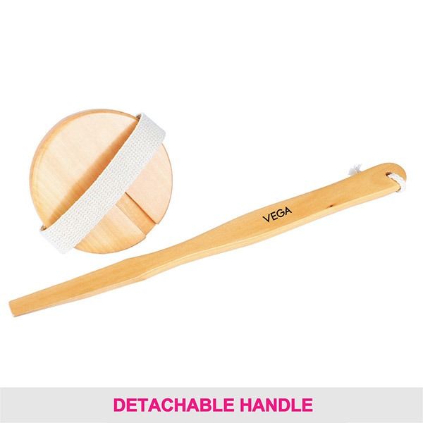 Bristle Bath Brush With Massager - NBA-1/2