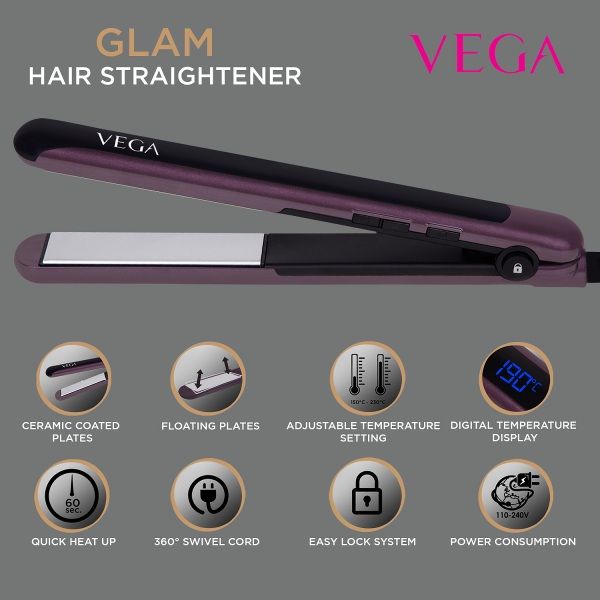 Glam Hair Straightener - VHSH-19