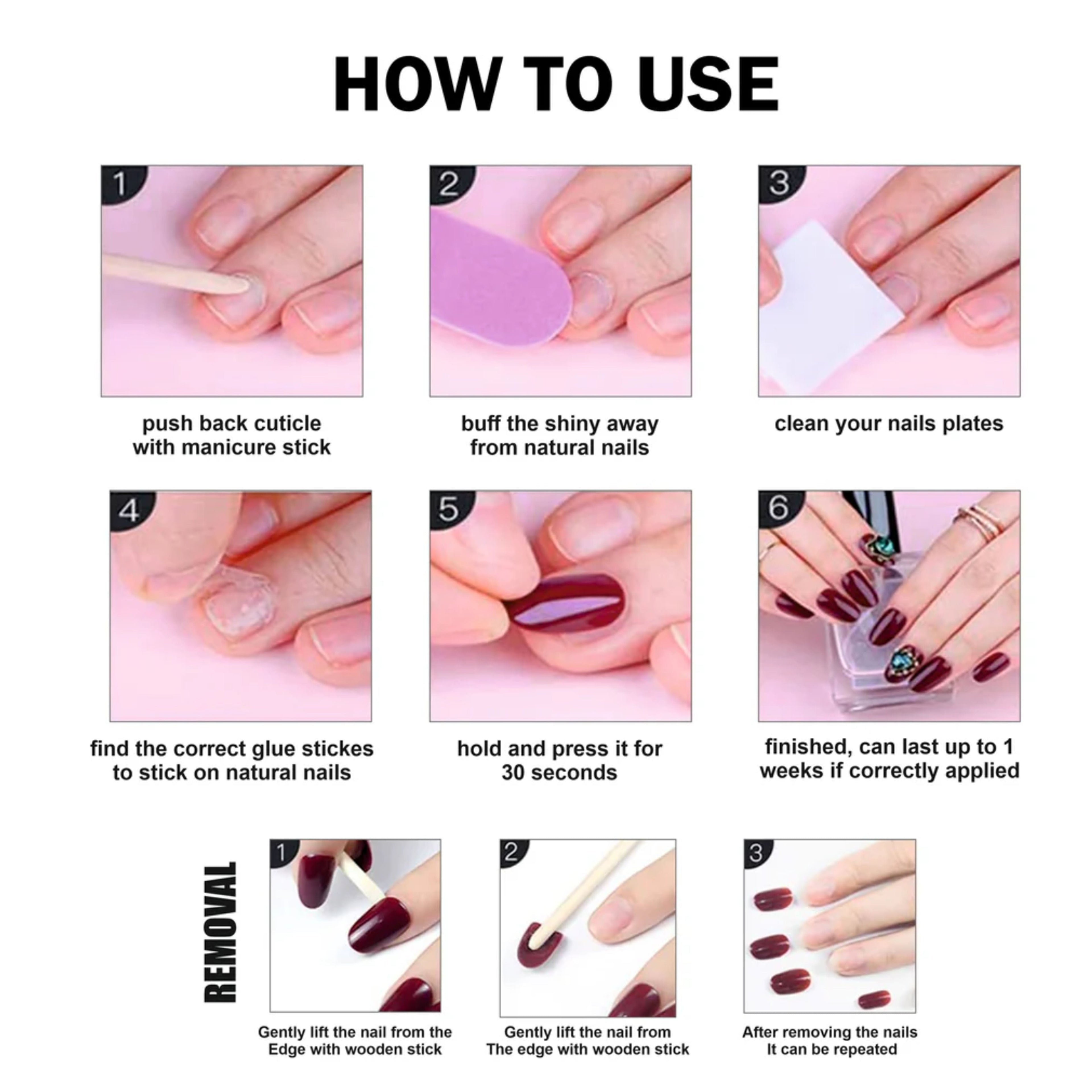 Pure And Nail Art Combo(SPN699-SPN707)