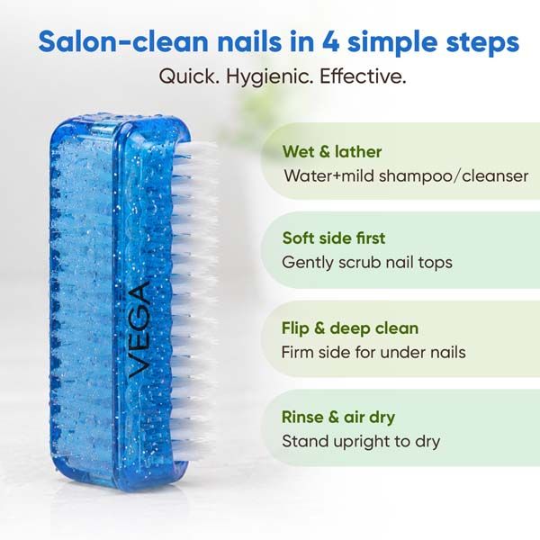 Dual Surface Nail Brush - NB-02