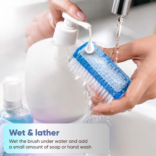 Dual Surface Nail Brush - NB-02