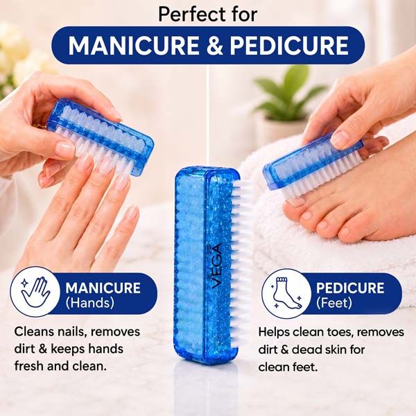 Dual Surface Nail Brush - NB-02