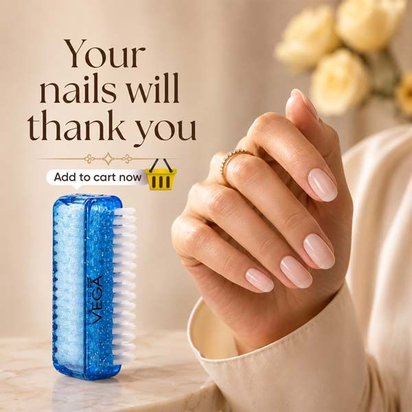 Dual Surface Nail Brush - NB-02
