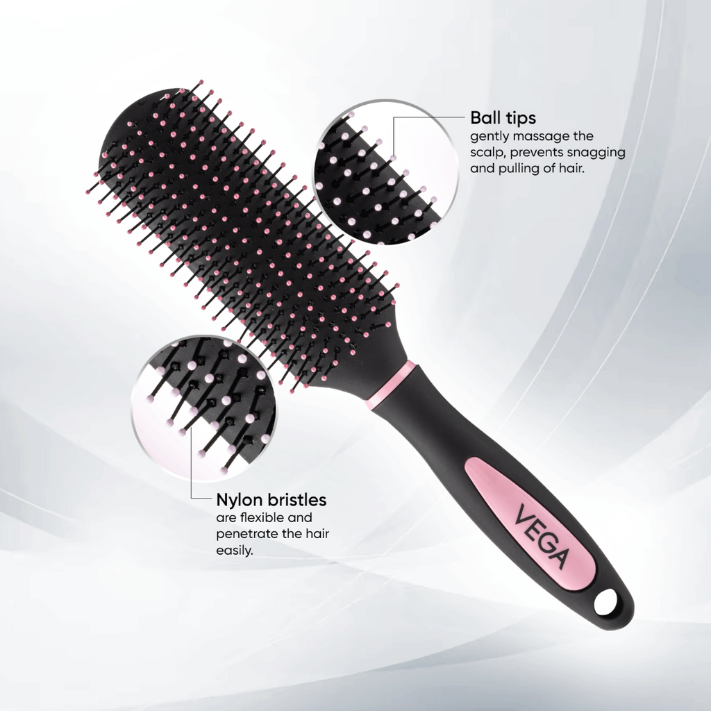 Vega Flat Hair Brush - R21-FB