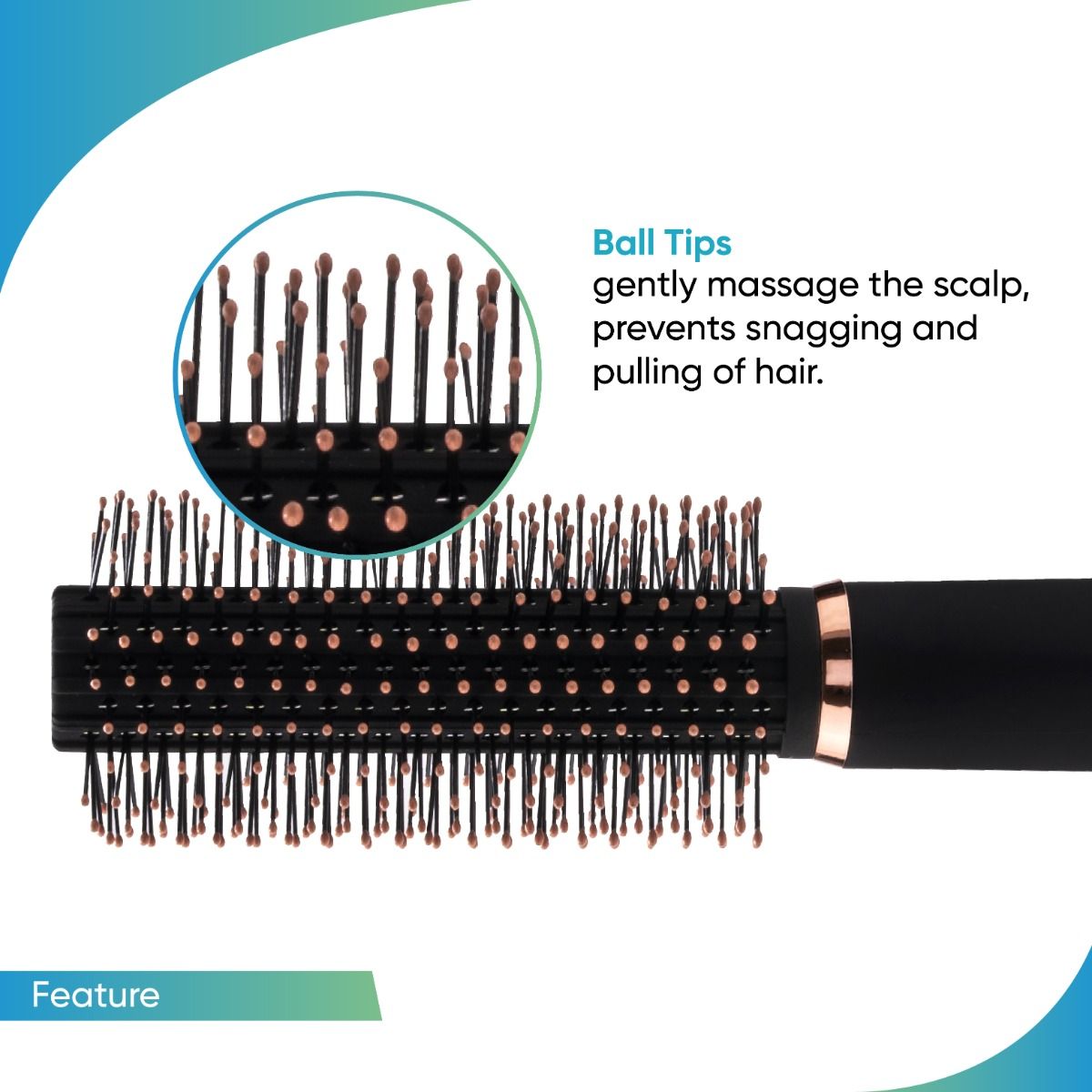 Vega Round Hair Brush (E33-RB)