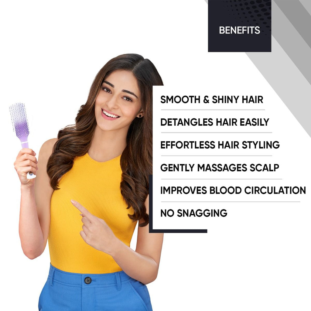 Vega Flat Hair Brush - E37-FB