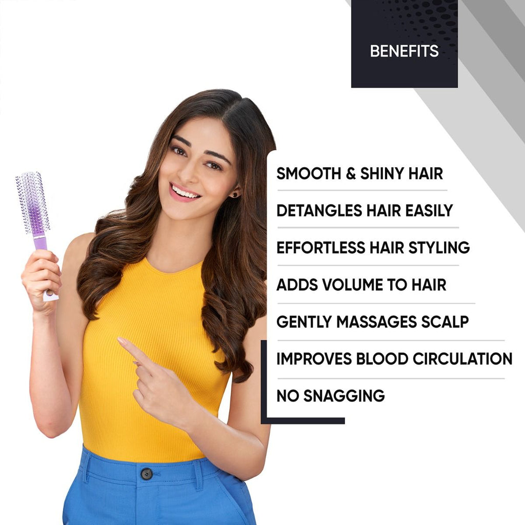 Vega Round Hair Brush - E37-RB