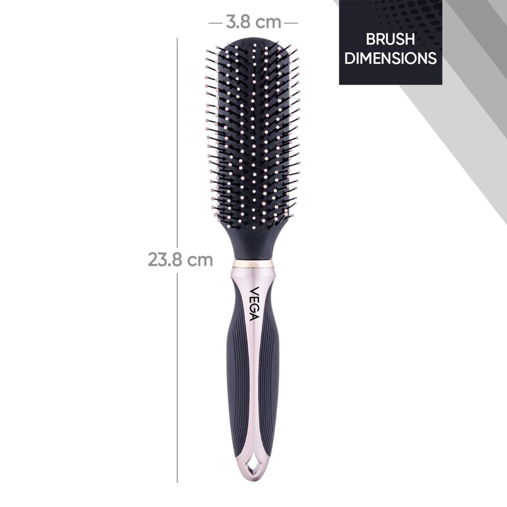 Vega Flat Hair Brush - E38-FB 