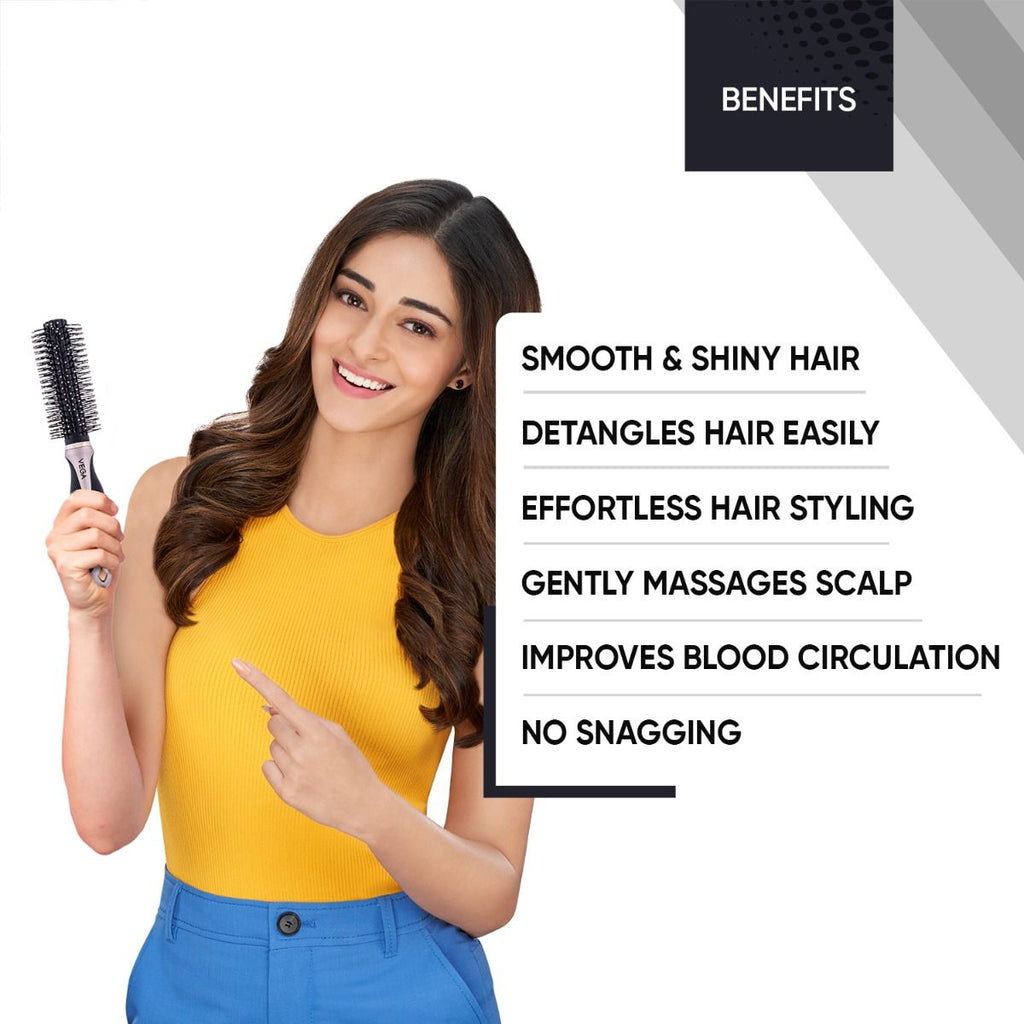 Vega Flat Hair Brush - E38-FB 