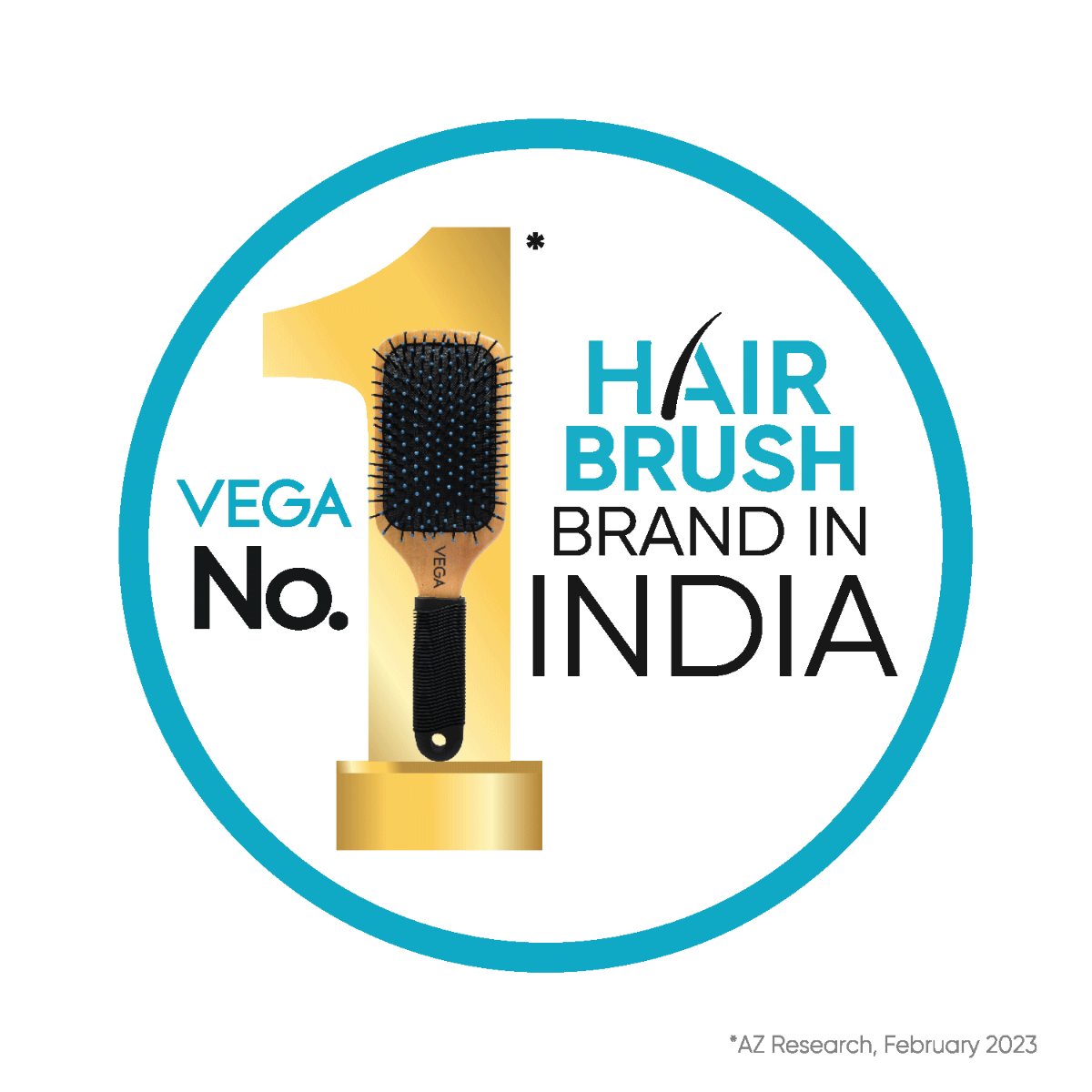 Vega Flat Hair Brush - E39-FB