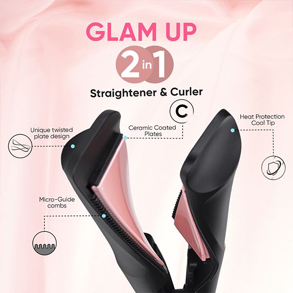 Glam Up 2-in-1 Hair Styler-VHSC-05