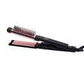 Glam Shine 2 In 1 Hair Straightener & Brush-VHSSB-01