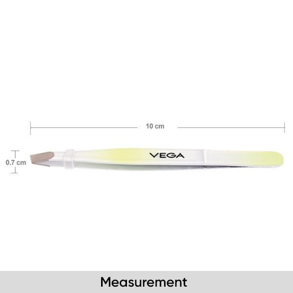 Gorgeous Green Tweezer - Slant Tip - TW-07