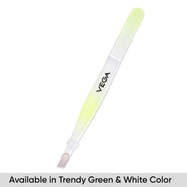 Gorgeous Green Tweezer - Slant Tip - TW-07