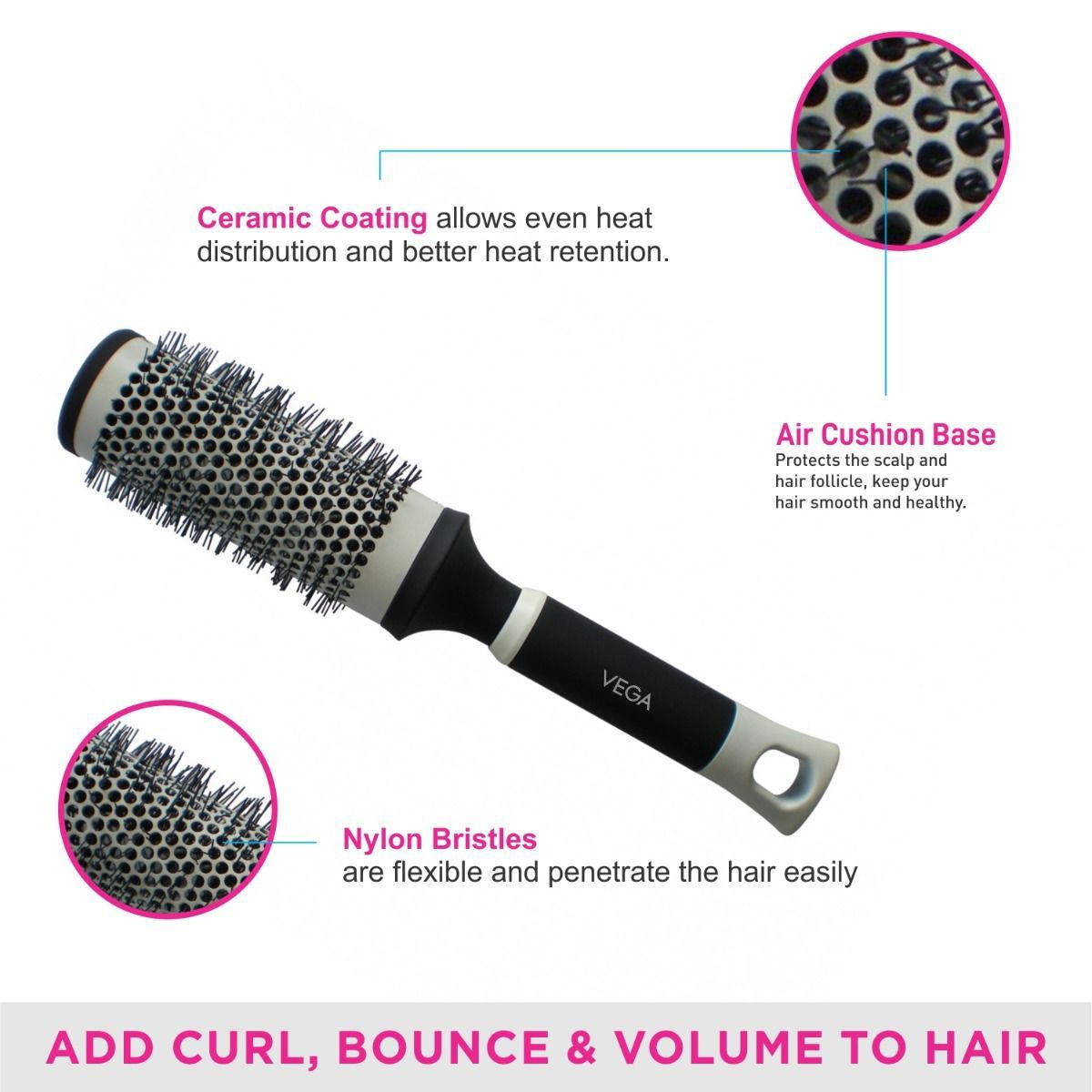Hot Curl Brush (Medium) - H1-PR B