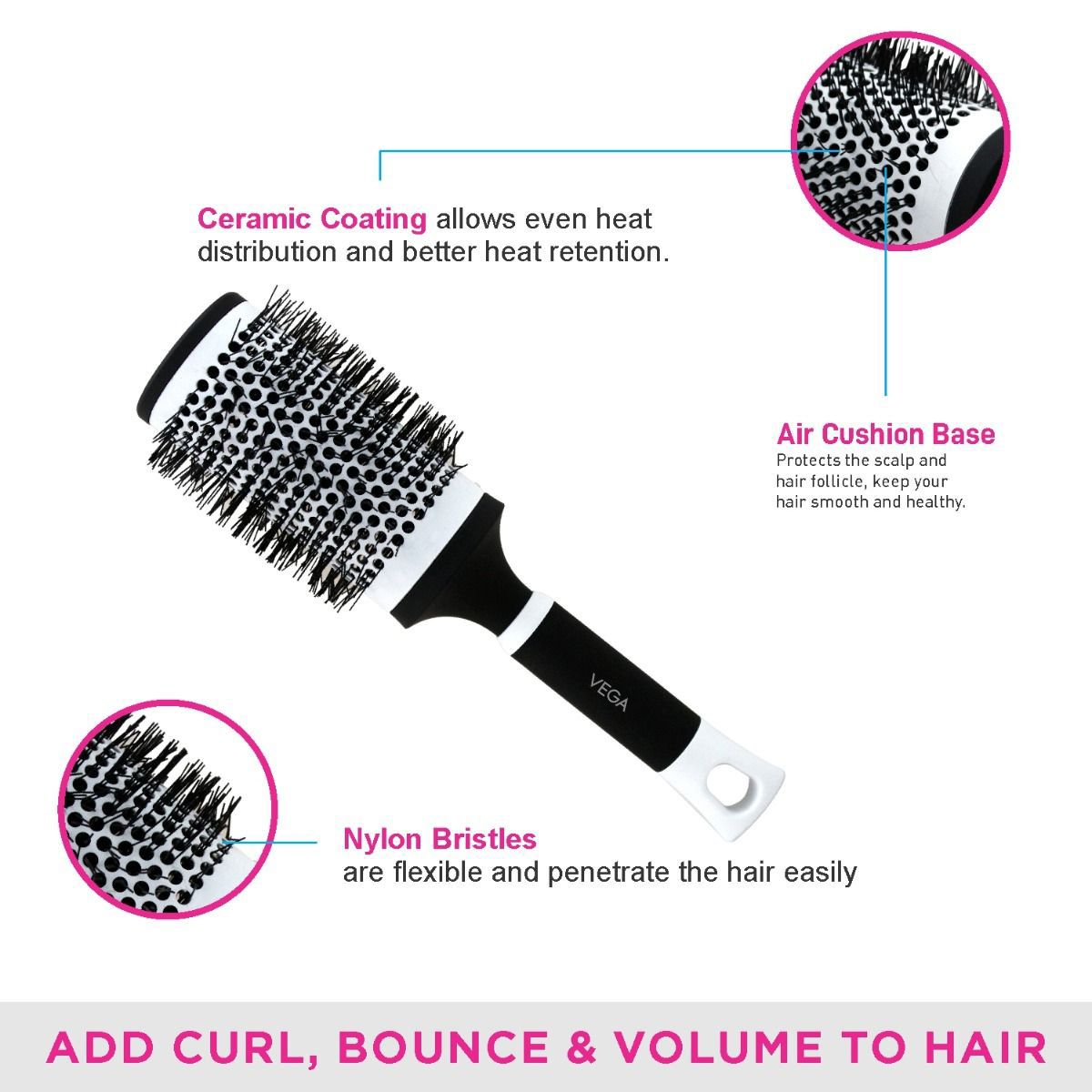 Hot Curl Brush (Large) - H1-PRL