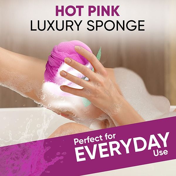 Hot Pink Luxury Sponge - BA-3/21