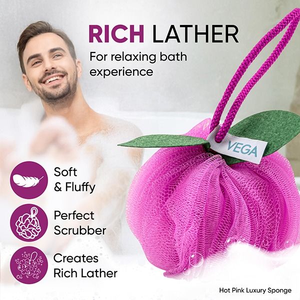 Hot Pink Luxury Sponge - BA-3/21