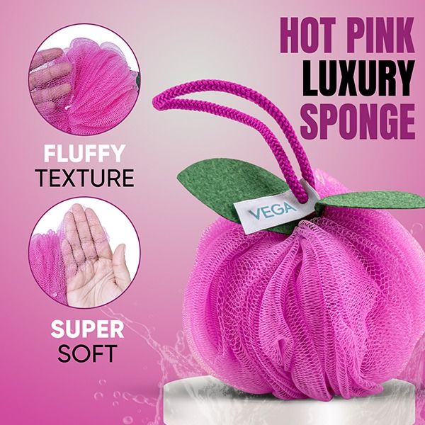 Hot Pink Luxury Sponge - BA-3/21
