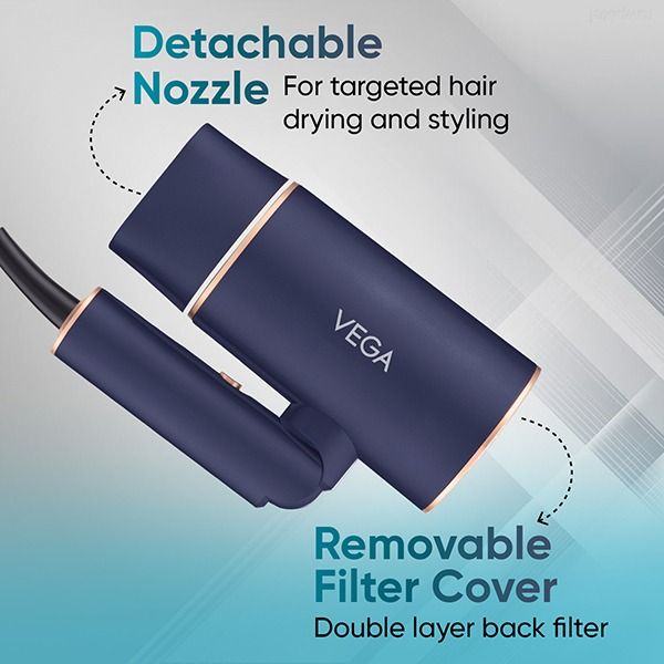 VEGA Ionic 1200-1400 Watts Hair Dryer - VHDH-35