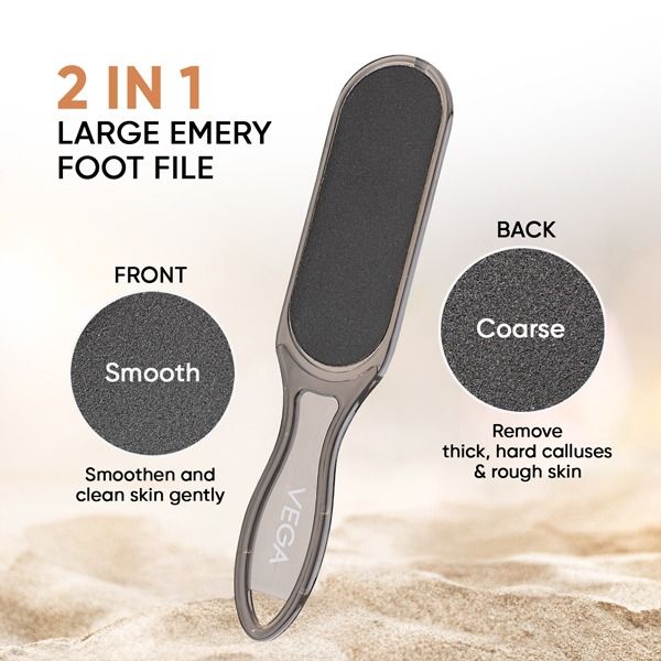 Large Emery Foot File - PD-12
