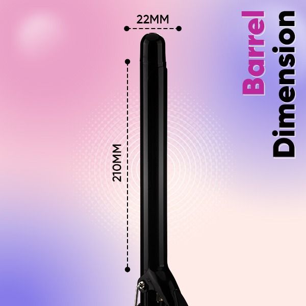Long Curl Hair Curler (22MM Barrel) - VHCH-04