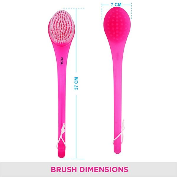 Long Handle Bristle Bath Brush - BA-1/7