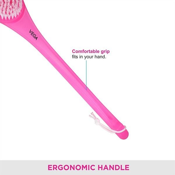 Long Handle Bristle Bath Brush - BA-1/7