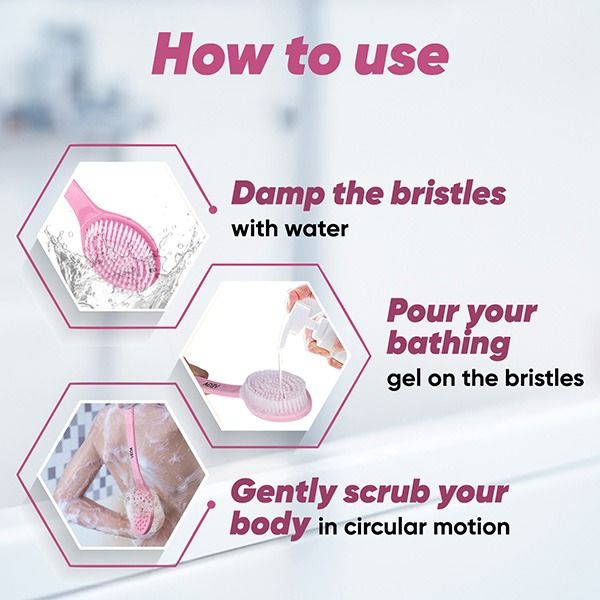 Luxury Fine Massager Bath Brush - BA-1/1 N