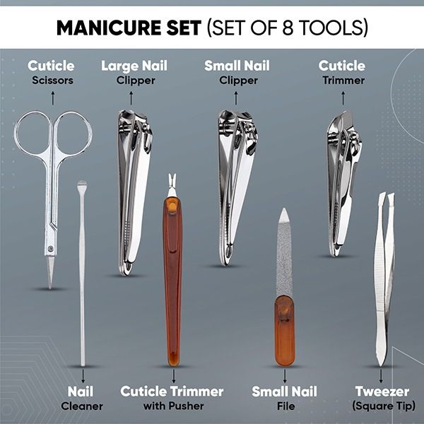 Manicure Set (Set Of 8 Tools) - MS-08