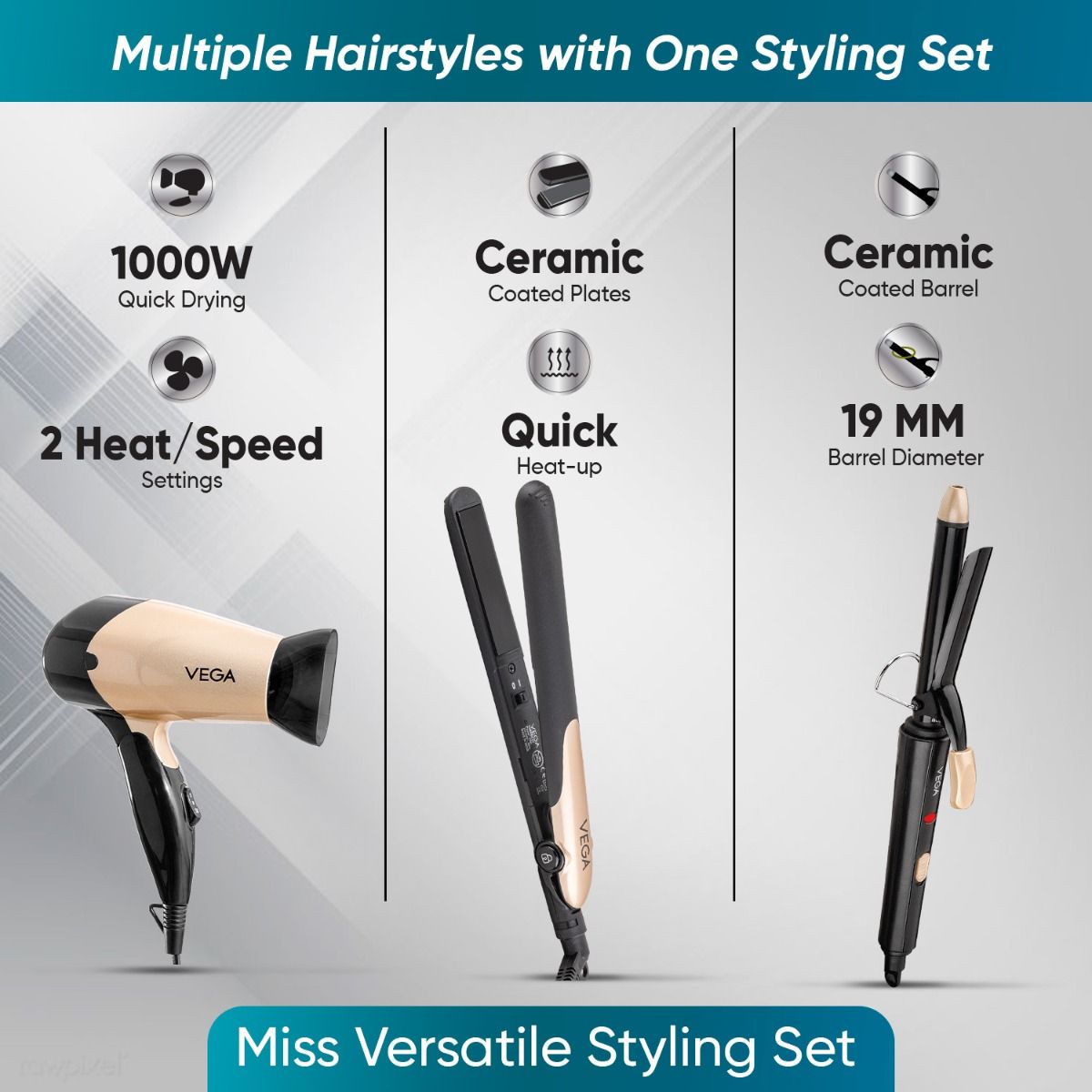 Miss Versatile Styling Set - VHSS-03