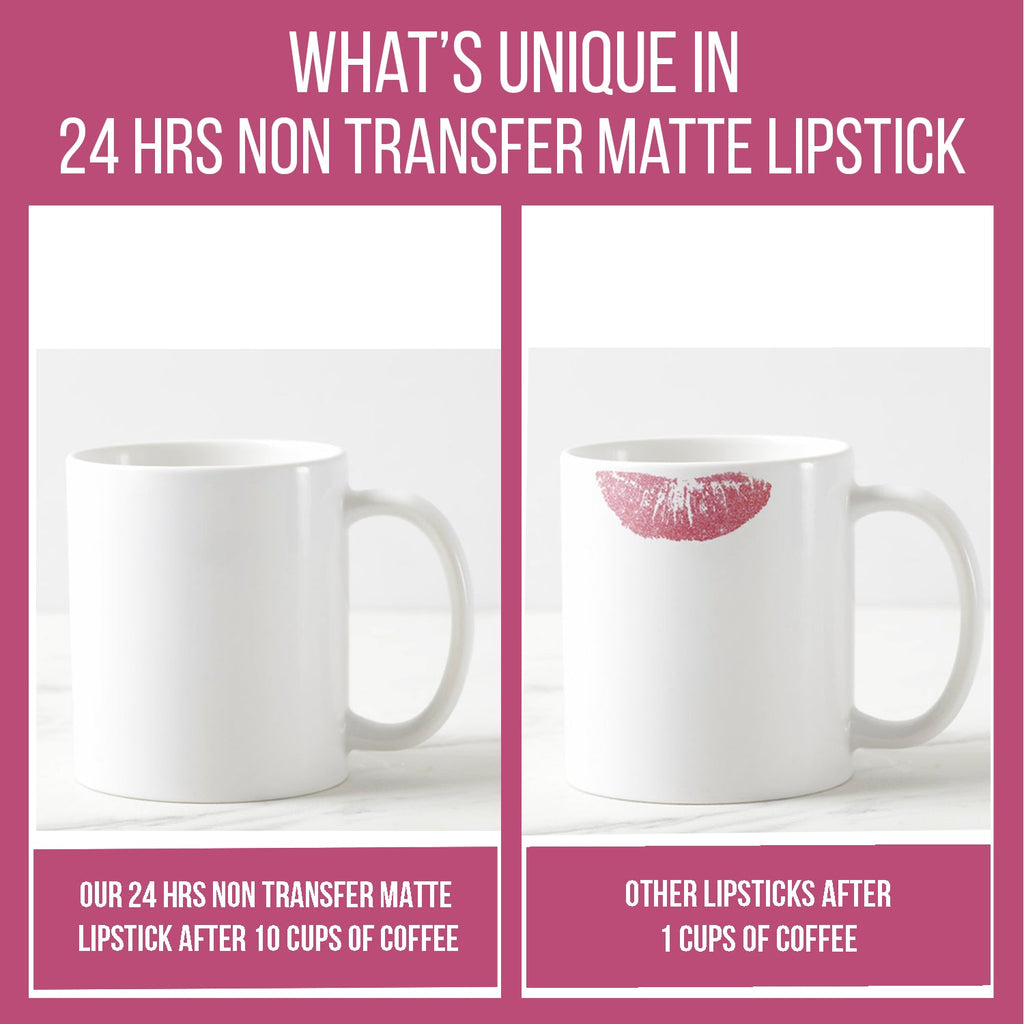 24 Hrs Non Transfer Matte Lipstick