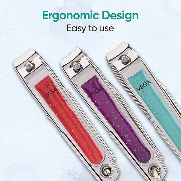 Nail Clipper Box (Medium) Glitter & Chain - LNCB-01
